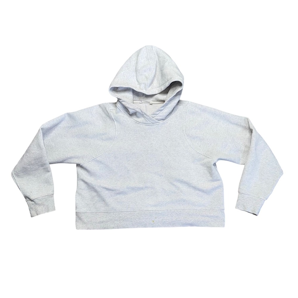 Lululemon Scuba Oversized Hoodie Womens M/L Grey Good‎ Raglan Pullover Fleece